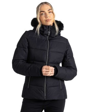 Dare 2B Womens Glamorize IV Waterproof Padded Ski Jacket 16 - Waist 32' (81cm)