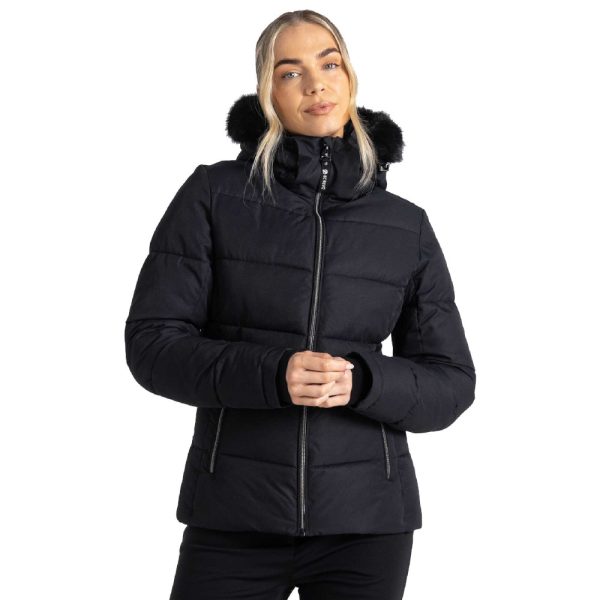 Dare 2B Womens Glamorize IV Waterproof Padded Ski Jacket 16 - Waist 32' (81cm)