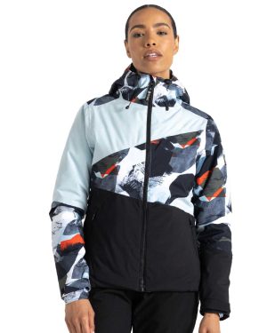 Dare 2B Womens Ice Waterproof Padded Ski Jacket Coat 12 - Waist 28' (71cm)