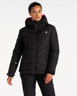 Dare 2b Women's Breathable Blindside Ski Jacket Black, Size: 8