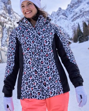 Dawn II Womens Printed Ski Jacket - Green