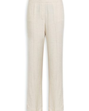 Day Birger ET Mikkelsen Milo Woven Straight-leg Trousers - Off White - 42 (UK16 / XL)