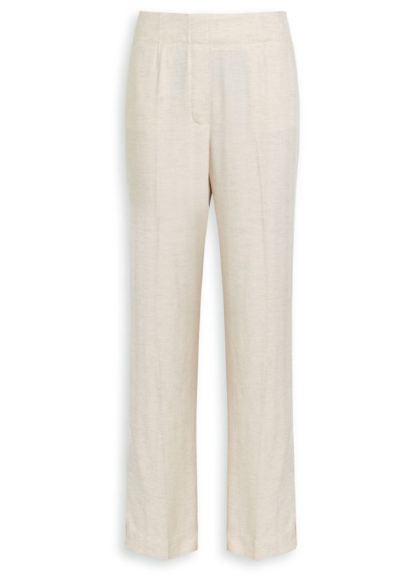 Day Birger ET Mikkelsen Milo Woven Straight-leg Trousers - Off White - 42 (UK16 / XL)