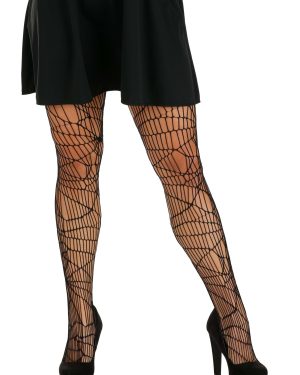 Deluxe Spiderweb Fancy Dress Costume Tights for Women | Fancy Dress Costume Tights