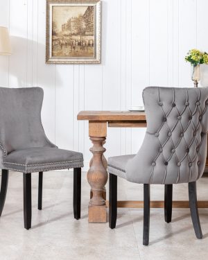 Demarco Deluna Luxury Velvet Upholstered Kitchen Dining Chairs Bedroom Dressing Chairs Office Charis