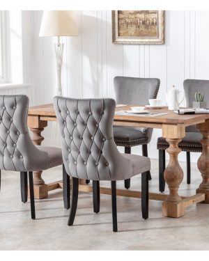 Demarco Luxury Velvet Upholstered Kitchen Dining Chairs Bedroom Dressing Chairs Office Charis
