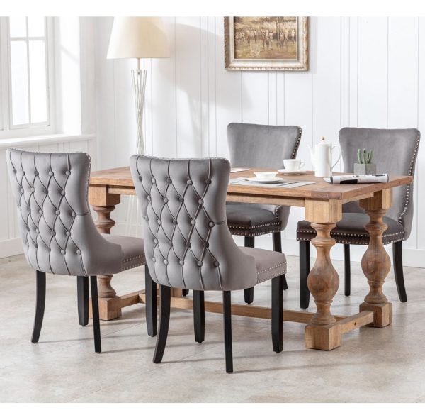 Demarco Luxury Velvet Upholstered Kitchen Dining Chairs Bedroom Dressing Chairs Office Charis