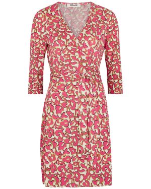 Diane Von Furstenberg Julian Two Printed Silk-jersey Wrap Dress - Pink - XS