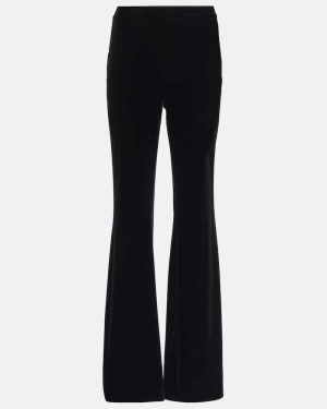 Diane von Furstenberg Ruthette velvet wide-leg pants