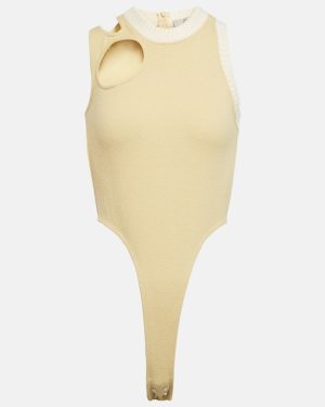 Didu Cutout fleece bodysuit