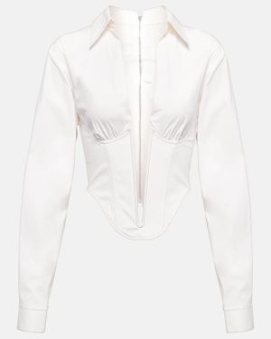 Dion Lee Corset cotton-blend top