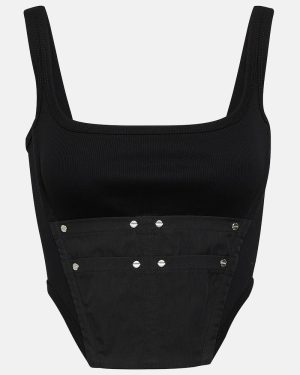 Dion Lee Workwear cotton corset top