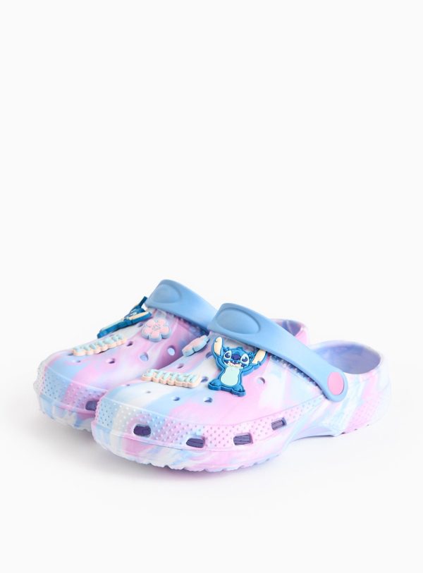 Disney Lilo & Stitch Marbled Clogs - Disney by Sainsbury's
