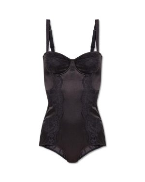 Dolce & Gabbana Lace Detailed Balconette-bra Bodysuit