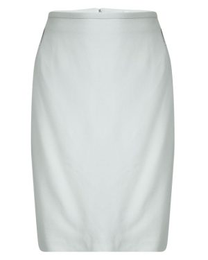 Dolce & Gabbana Light Grey Pencil Skirt L