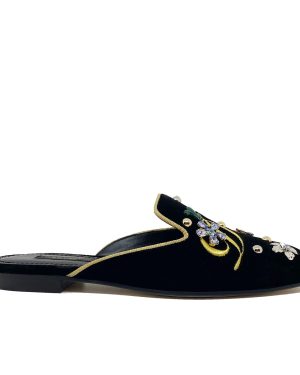 Dolce & Gabbana Velvet Mules