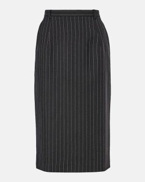 Dolce&Gabbana Pinstripe wool pencil skirt
