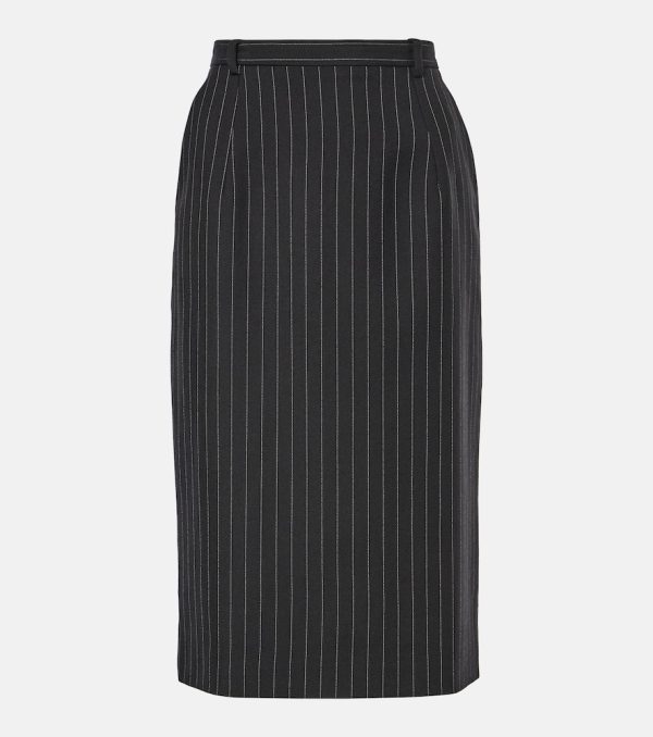 Dolce&Gabbana Pinstripe wool pencil skirt