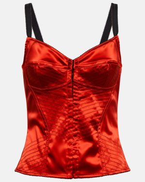 Dolce&Gabbana Satin corset top