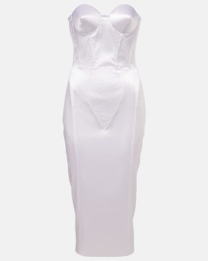 Dolce&Gabbana Strapless satin corset dress