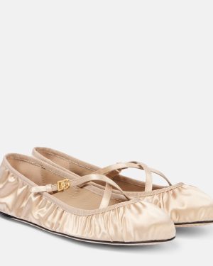 Dolce&Gabbana Vally satin ballet flats