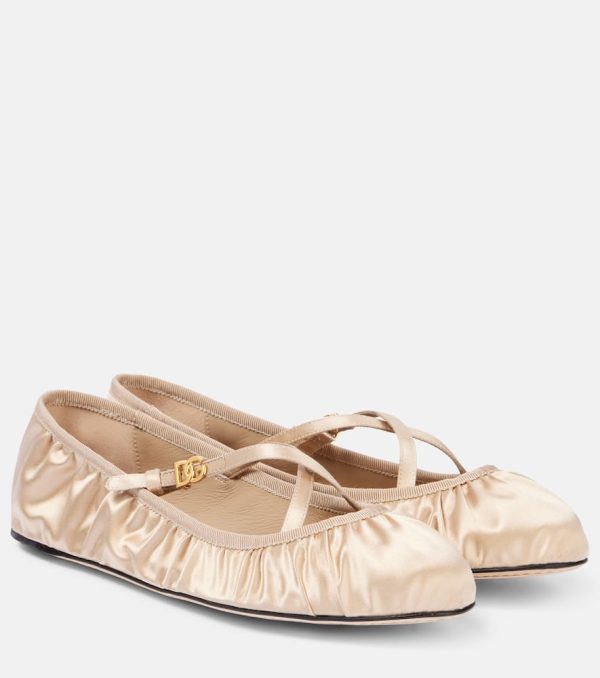 Dolce&Gabbana Vally satin ballet flats