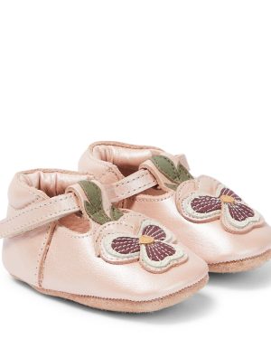 Donsje Baby Heidi metallic leather sandals