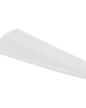 Door Wedge, White Rubber, 135 x 42mm