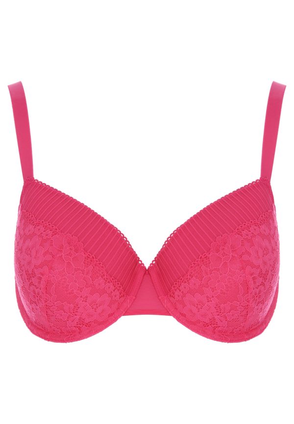 Dorina Womens DD+ Pink Lightly Padded Demi Muriel Bra