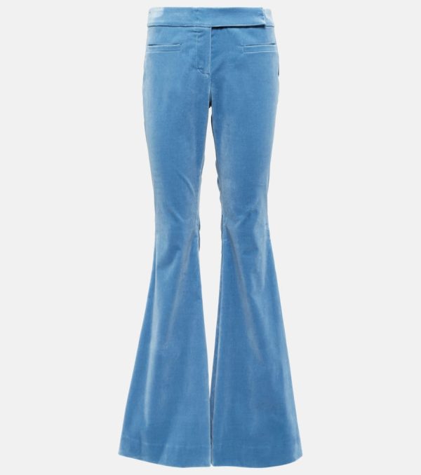 Dorothee Schumacher Elegance Softness velvet flared pants