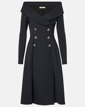 Dorothee Schumacher Off-shoulder midi dress
