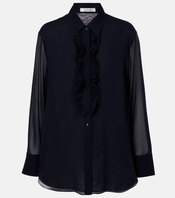 Dorothee Schumacher Sheer Dreams silk chiffon blouse