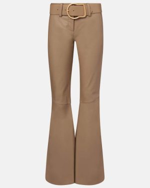 Dorothee Schumacher Sleek Statement III flared leather pants