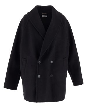 Double-breasted coat