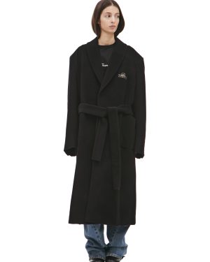 Doublet Black wool coat