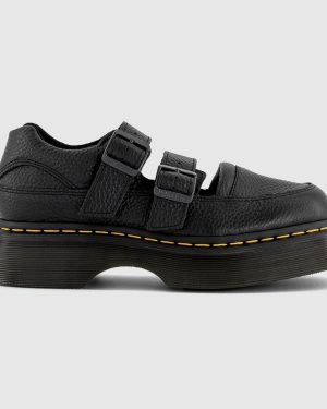 Dr. Martens Womens Buzz Mary Janes Black, 3