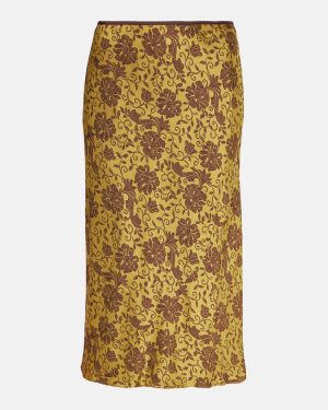 Dries Van Noten Floral jacquard midi skirt