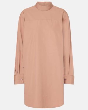 Dries Van Noten High-neck cotton blouse