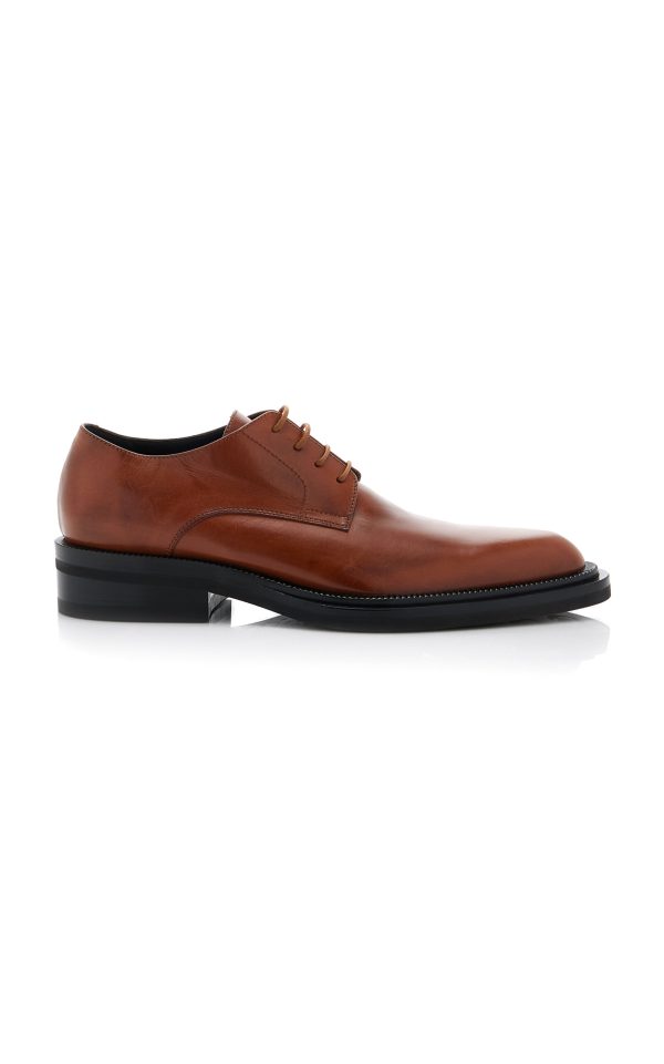Dries Van Noten - Leather Brogues - Tan - IT 37 - Moda Operandi