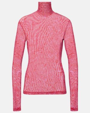 Dries Van Noten Mesh turtleneck top