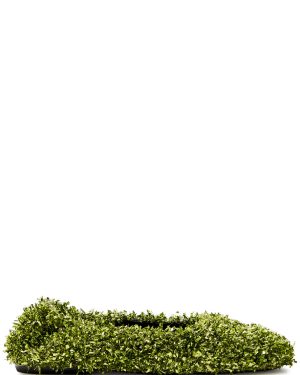 Dries Van Noten Metallic Tinsel-weave Ballet Flats - Green - 38 (IT38 / UK5)