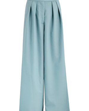 Dries Van Noten Pamplona Wide-leg Wool Trousers - Blue - 40 (UK12 / M)