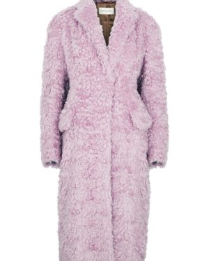 Dries Van Noten Redys Mohair-blend Coat - Lilac - 10