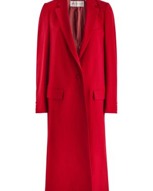 Dries Van Noten Rida Wool Coat - Red - 40 (UK12 / M)