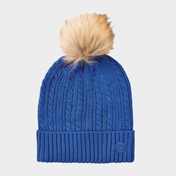 Dublin Women's Cable Knit Beanie, Blue