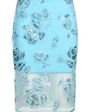 Dula Beaded Midi Pencil Skirt
