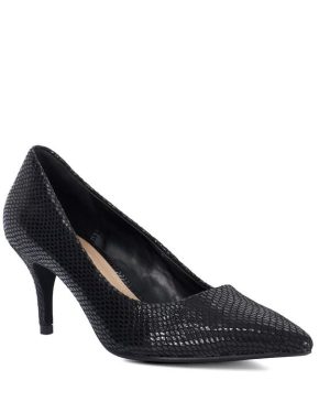 Dune London Bribe-Black Stilettos