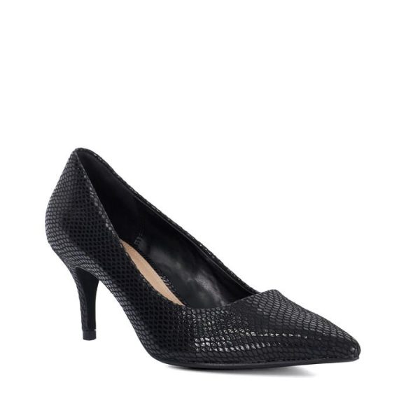 Dune London Bribe-Black Stilettos