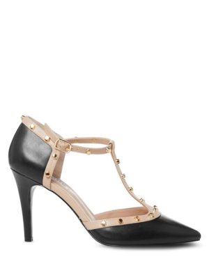 Dune London Cliopatra Heeled Sandals - Black