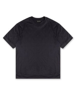 EMPORIO ARMANI ALL OVER EAGLE LOGO T SHIRT Size: XXL, colour: NAVY